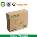 brown kraft corrugated box for power adapter